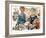 Fishermen at Docks from People in Israel-Moshe Gat-Framed Limited Edition