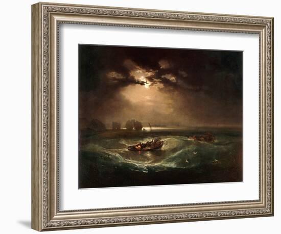 Fishermen at Sea, The Cholmeley Sea Piece, 1796-J^ M^ W^ Turner-Framed Giclee Print