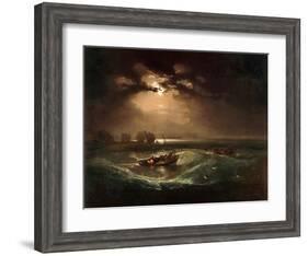 Fishermen at Sea, The Cholmeley Sea Piece, 1796-J^ M^ W^ Turner-Framed Giclee Print