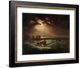 Fishermen at Sea, The Cholmeley Sea Piece, 1796-J^ M^ W^ Turner-Framed Giclee Print