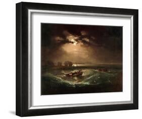 Fishermen at Sea, The Cholmeley Sea Piece, 1796-J^ M^ W^ Turner-Framed Giclee Print