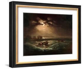 Fishermen at Sea, The Cholmeley Sea Piece, 1796-J^ M^ W^ Turner-Framed Giclee Print