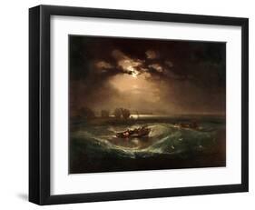 Fishermen at Sea, The Cholmeley Sea Piece, 1796-J^ M^ W^ Turner-Framed Giclee Print