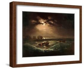 Fishermen at Sea, The Cholmeley Sea Piece, 1796-J^ M^ W^ Turner-Framed Giclee Print