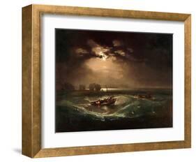 Fishermen at Sea, The Cholmeley Sea Piece, 1796-J^ M^ W^ Turner-Framed Giclee Print