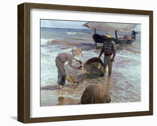 Fishermen From Valencia, 1895, Spanish School-Joaquín Sorolla y Bastida-Framed Giclee Print