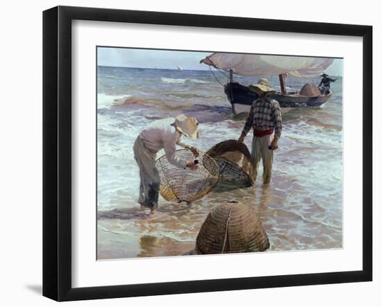 Fishermen From Valencia, 1895, Spanish School-Joaquín Sorolla y Bastida-Framed Giclee Print