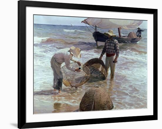 Fishermen From Valencia, 1895, Spanish School-Joaquín Sorolla y Bastida-Framed Giclee Print