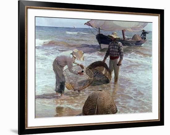 Fishermen From Valencia, 1895, Spanish School-Joaquín Sorolla y Bastida-Framed Giclee Print