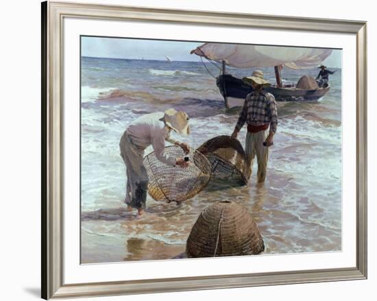 Fishermen From Valencia, 1895, Spanish School-Joaquín Sorolla y Bastida-Framed Giclee Print