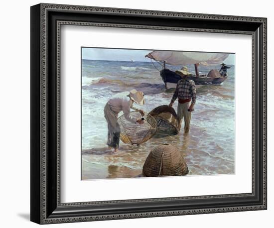 Fishermen From Valencia, 1895, Spanish School-Joaquín Sorolla y Bastida-Framed Giclee Print