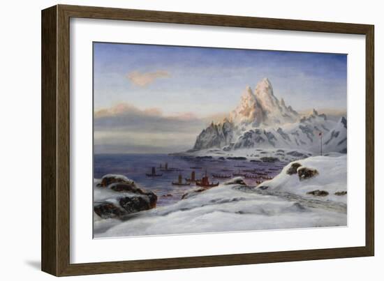 Fishermen in Lofoten, 1887-Harriet Backer-Framed Giclee Print