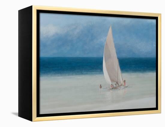 Fishermen, Kilifi, 2012-Lincoln Seligman-Framed Premier Image Canvas