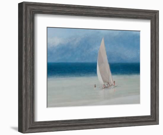 Fishermen, Kilifi, 2012-Lincoln Seligman-Framed Giclee Print