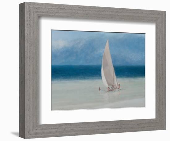 Fishermen, Kilifi, 2012-Lincoln Seligman-Framed Giclee Print