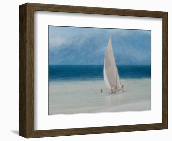 Fishermen, Kilifi, 2012-Lincoln Seligman-Framed Giclee Print