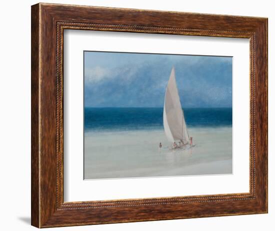 Fishermen, Kilifi, 2012-Lincoln Seligman-Framed Giclee Print