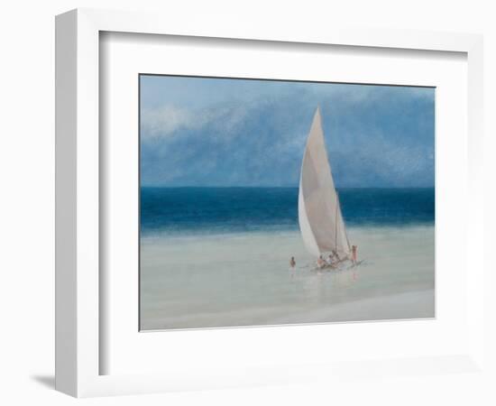 Fishermen, Kilifi, 2012-Lincoln Seligman-Framed Giclee Print