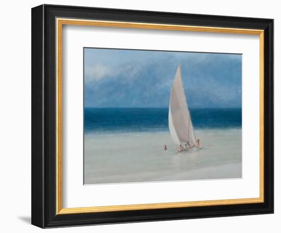 Fishermen, Kilifi, 2012-Lincoln Seligman-Framed Giclee Print