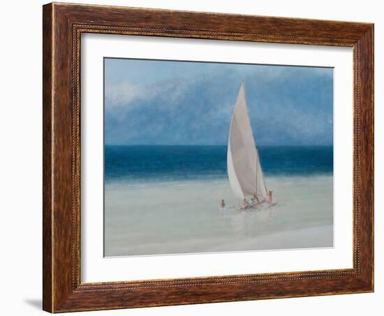 Fishermen, Kilifi, 2012-Lincoln Seligman-Framed Giclee Print