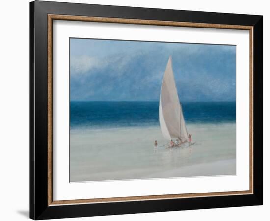 Fishermen, Kilifi, 2012-Lincoln Seligman-Framed Giclee Print