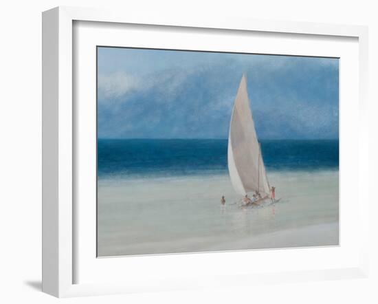 Fishermen, Kilifi, 2012-Lincoln Seligman-Framed Giclee Print