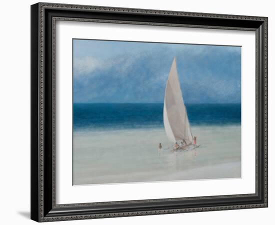 Fishermen, Kilifi, 2012-Lincoln Seligman-Framed Giclee Print