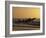 Fishermen Launch their Boat into the Atlantic Ocean at Sunset-Amar Grover-Framed Photographic Print