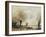 Fishermen Moored at a Bank-Jean-Baptiste-Camille Corot-Framed Giclee Print