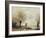 Fishermen Moored at a Bank-Jean-Baptiste-Camille Corot-Framed Giclee Print