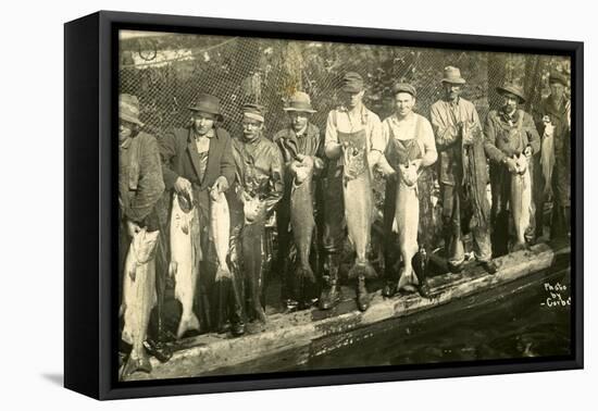 Fishermen Near Bellingham, Wa-Corbett-Framed Premier Image Canvas