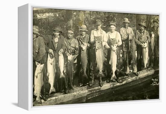 Fishermen Near Bellingham, Wa-Corbett-Framed Premier Image Canvas