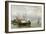 Fishermen near Rotterdam, Holland-Hermanus Koekkoek-Framed Giclee Print