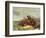 Fishermen on a Quay During a Storm-Henry Parker-Framed Giclee Print