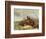 Fishermen on a Quay During a Storm-Henry Parker-Framed Giclee Print