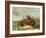 Fishermen on a Quay During a Storm-Henry Parker-Framed Giclee Print