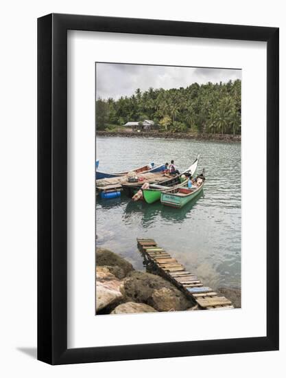 Fishermen on Pulau Weh Island, Aceh Province, Sumatra, Indonesia, Southeast Asia, Asia-Matthew Williams-Ellis-Framed Photographic Print