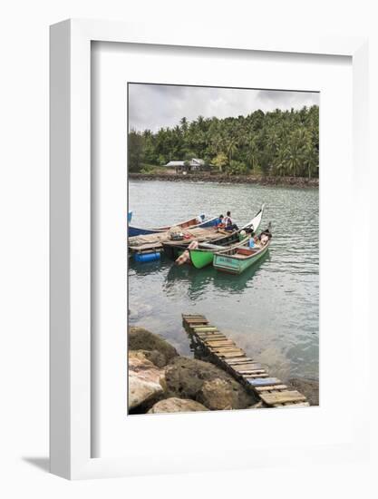 Fishermen on Pulau Weh Island, Aceh Province, Sumatra, Indonesia, Southeast Asia, Asia-Matthew Williams-Ellis-Framed Photographic Print