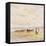 Fishermen on the Beach-Pompeo Mariani-Framed Premier Image Canvas