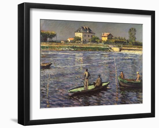 Fishermen on the Seine, 1888-Gustave Caillebotte-Framed Giclee Print