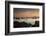 Fishermen's Boats Float Off the Coast of Praia Da Picinguaba, Ubatuba, Brazil-Alex Saberi-Framed Photographic Print