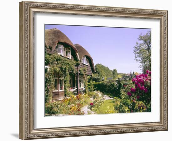 Fishermen's Cottages-null-Framed Photographic Print