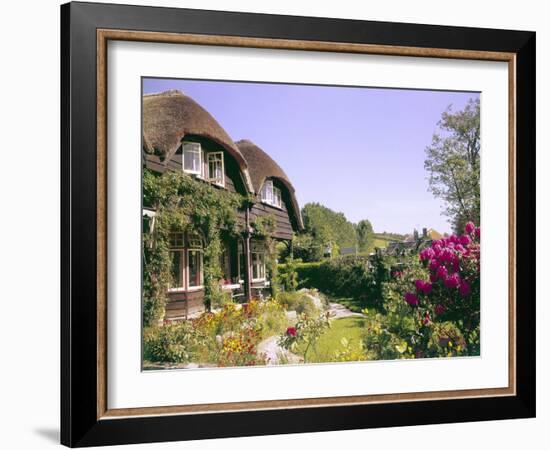 Fishermen's Cottages-null-Framed Photographic Print