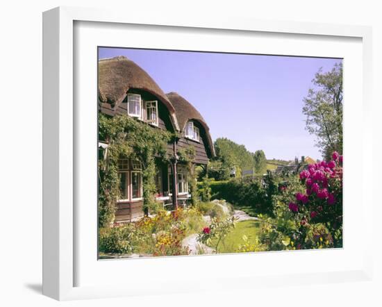 Fishermen's Cottages-null-Framed Photographic Print