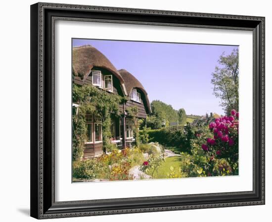 Fishermen's Cottages-null-Framed Photographic Print