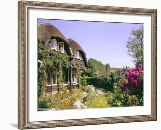 Fishermen's Cottages-null-Framed Photographic Print