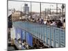 Fishermen Standing on the Galata Bridge, Istanbul, Turkey, Europe-Levy Yadid-Mounted Photographic Print