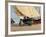 Fishermen, Stranded Boats, Valencia; Pescadores, Barcas Varadas, Valencia-Joaquin Sorolla y Bastida-Framed Giclee Print