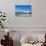 Fishermen walking along a shingle beach next to the trout-filled Puelo River in Northern Patagonia,-Alex Robinson-Photographic Print displayed on a wall