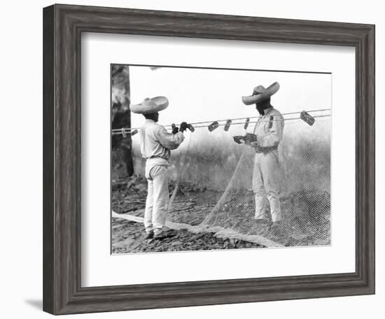 Fishermen with Nets, Mexico, C.1926-Tina Modotti-Framed Giclee Print